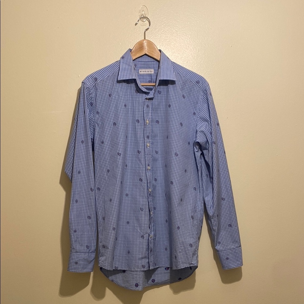 ETRO COTTON BUTTON DOWN SHIRT . Size 40. Made in Italy